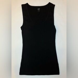 Gap Factory Ribbed Tank Top Black Size S